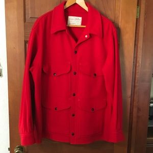 Filson Vintage Scarlet Mackinaw Cruiser